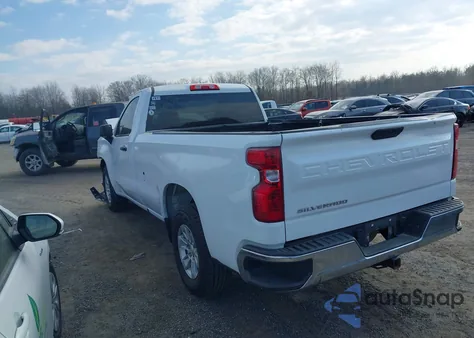 2022 Chevrolet Silverado 1500 Ltd 2Wd Long Bed Wt из США, поврежденный, VIN 3GCNWAED7NG163205